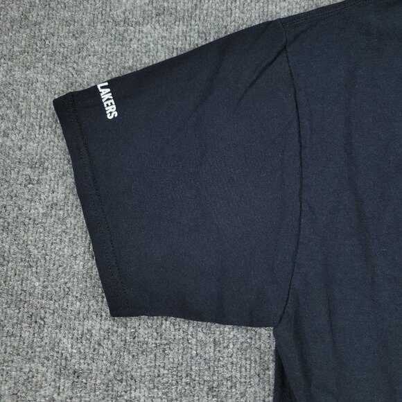 Los Angeles Lakers Shirt Men Large Black Pride NBA Basketball Short Sleeve Adult - Picture 6 of 13